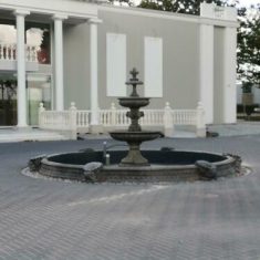 Fontein met rand 550 cm