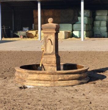 Fontein 78  rand 115 oud roest look - Afbeelding 3
