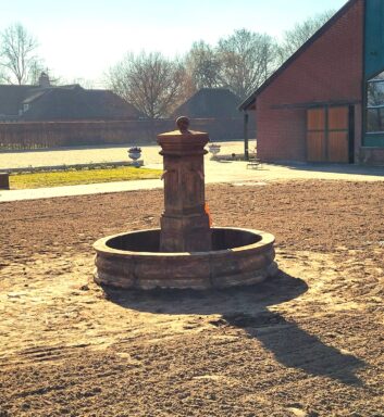 Fontein 78  rand 115 oud roest look - Afbeelding 2