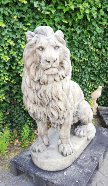 Set grote leeuwen antiek look - Afbeelding 3